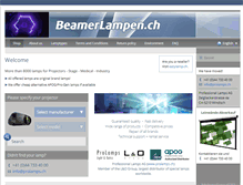 Tablet Screenshot of beamerlampen.ch